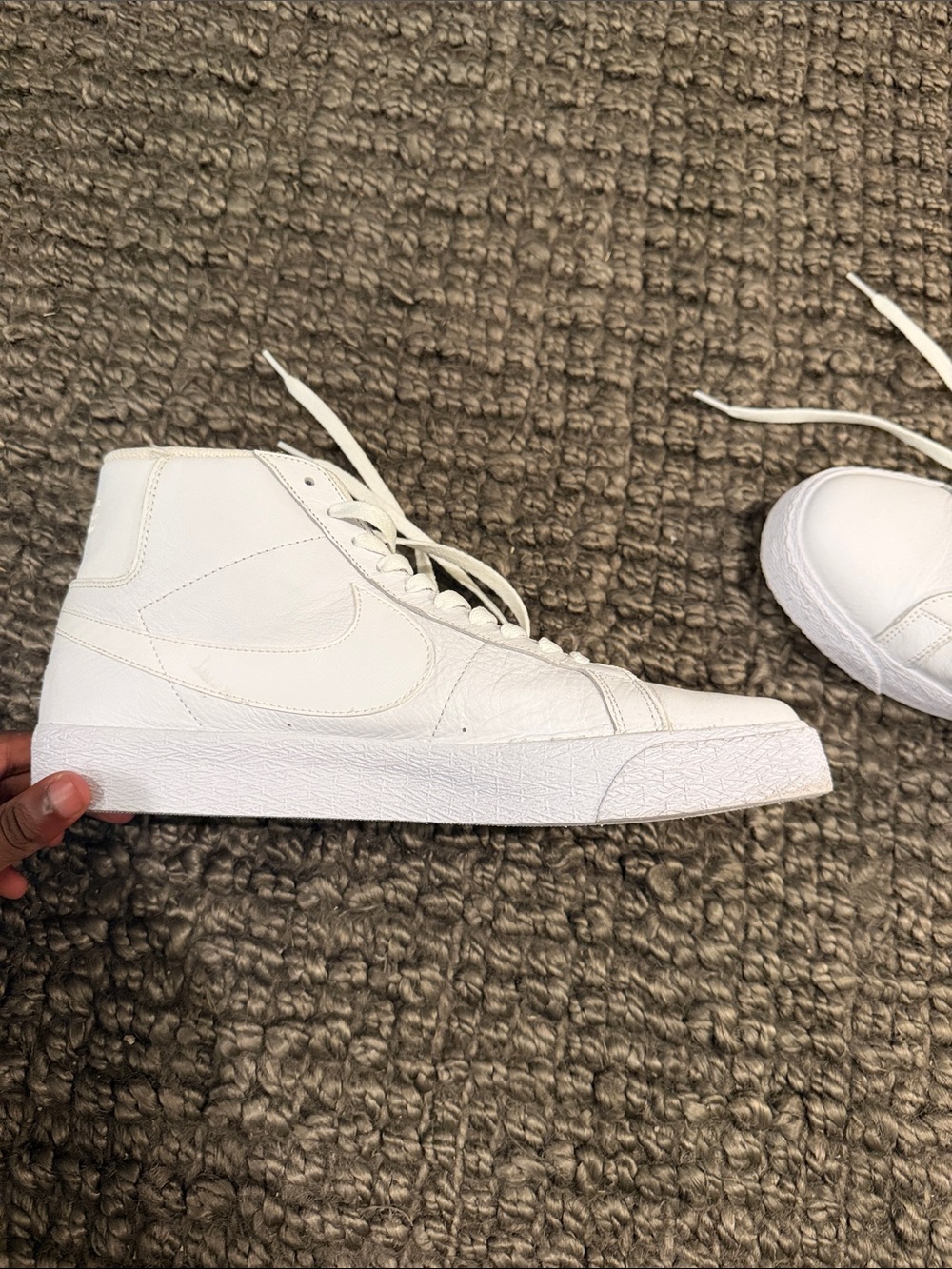 Nike White Blazer Mid